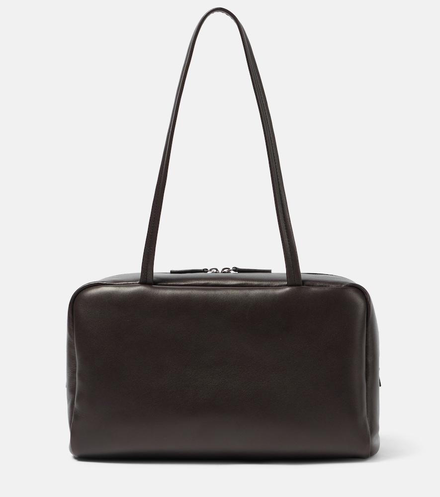 the row astra leather tote bag