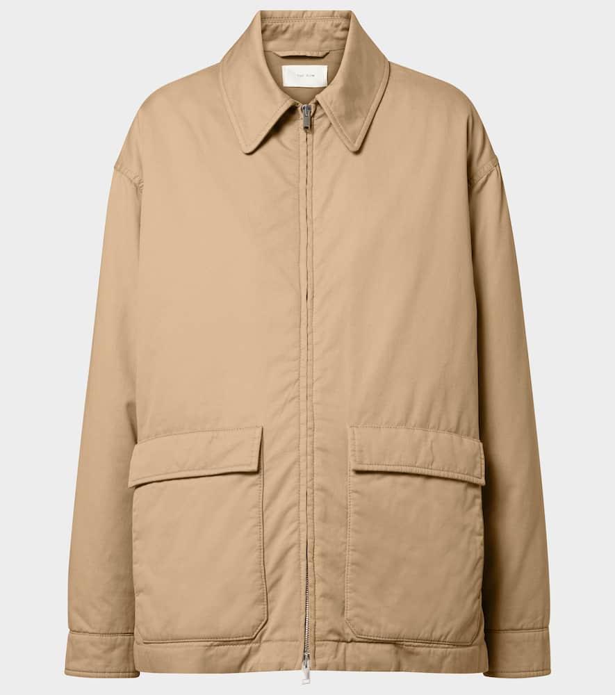 the row aurelius cotton and cashmere jacket