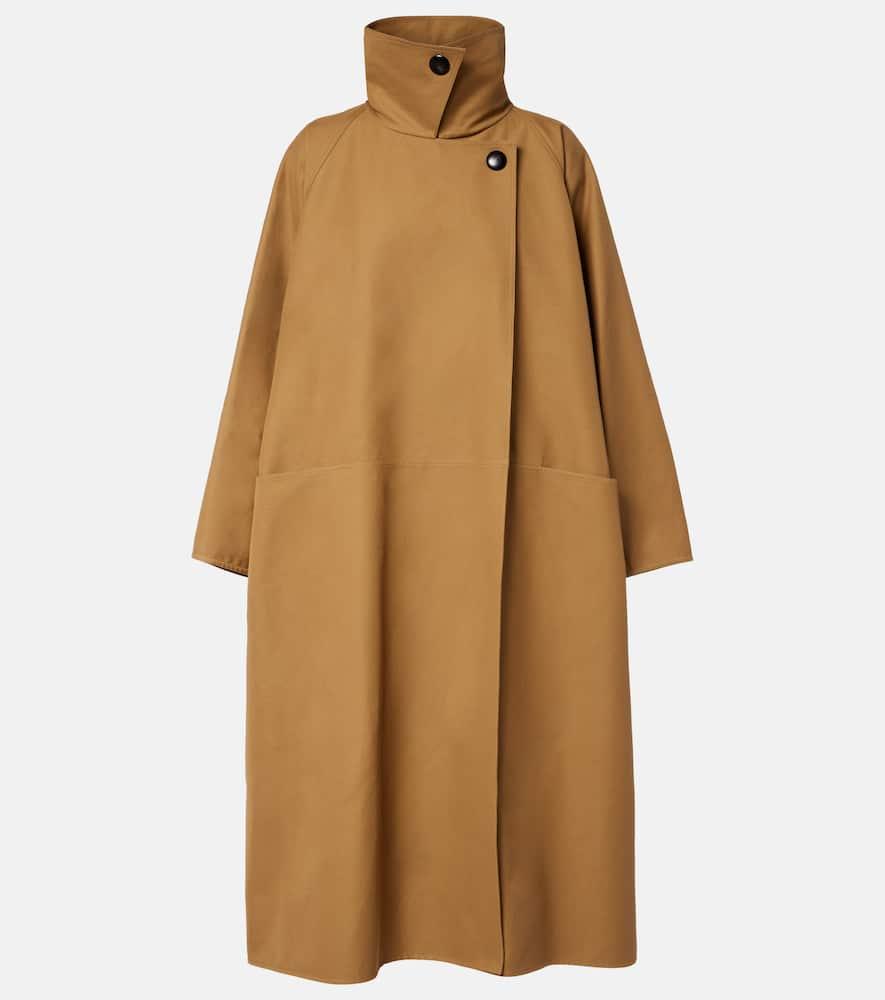 the row aurore oversized cotton canvas coat