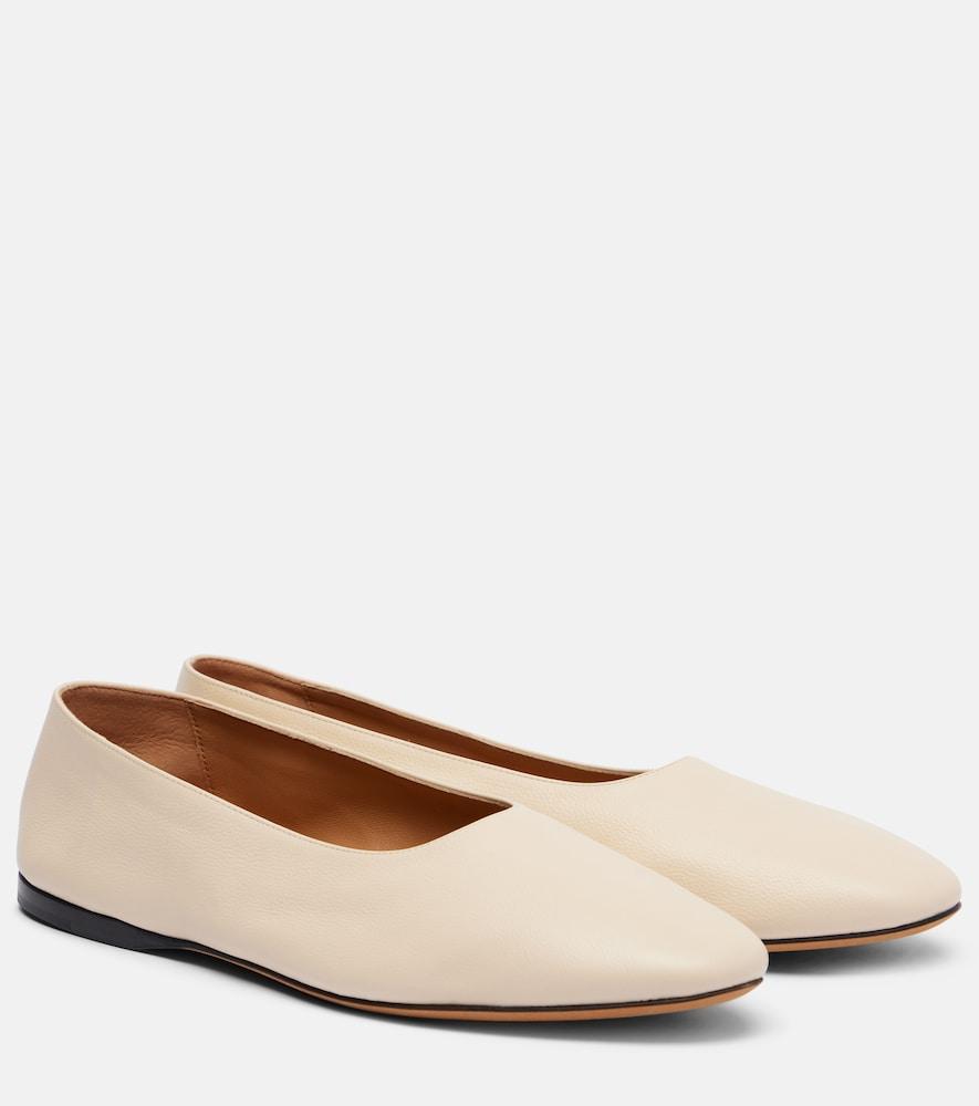 the row awar leather ballet flats