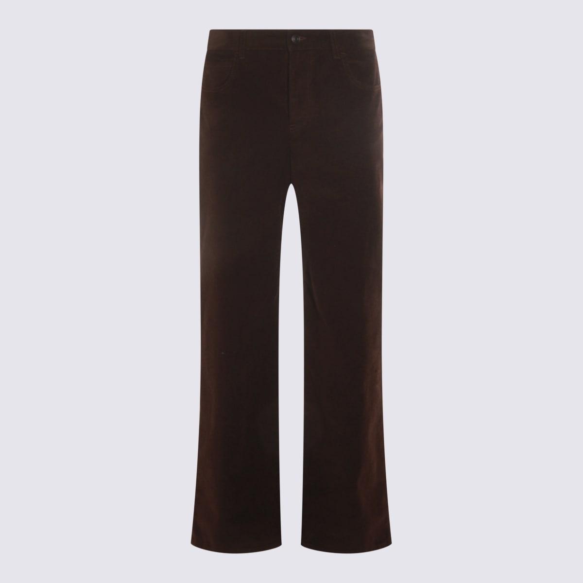 the row brown cotton pants