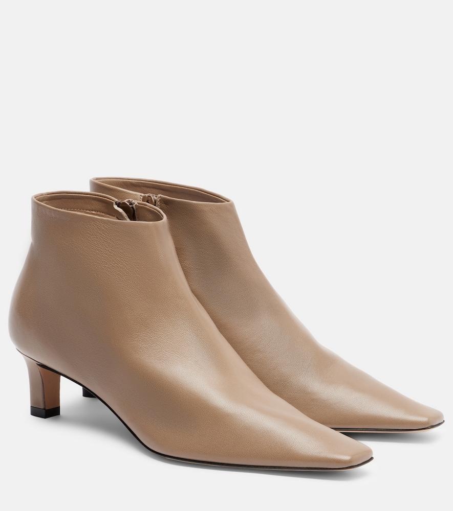 the row carla 45 leather ankle boots
