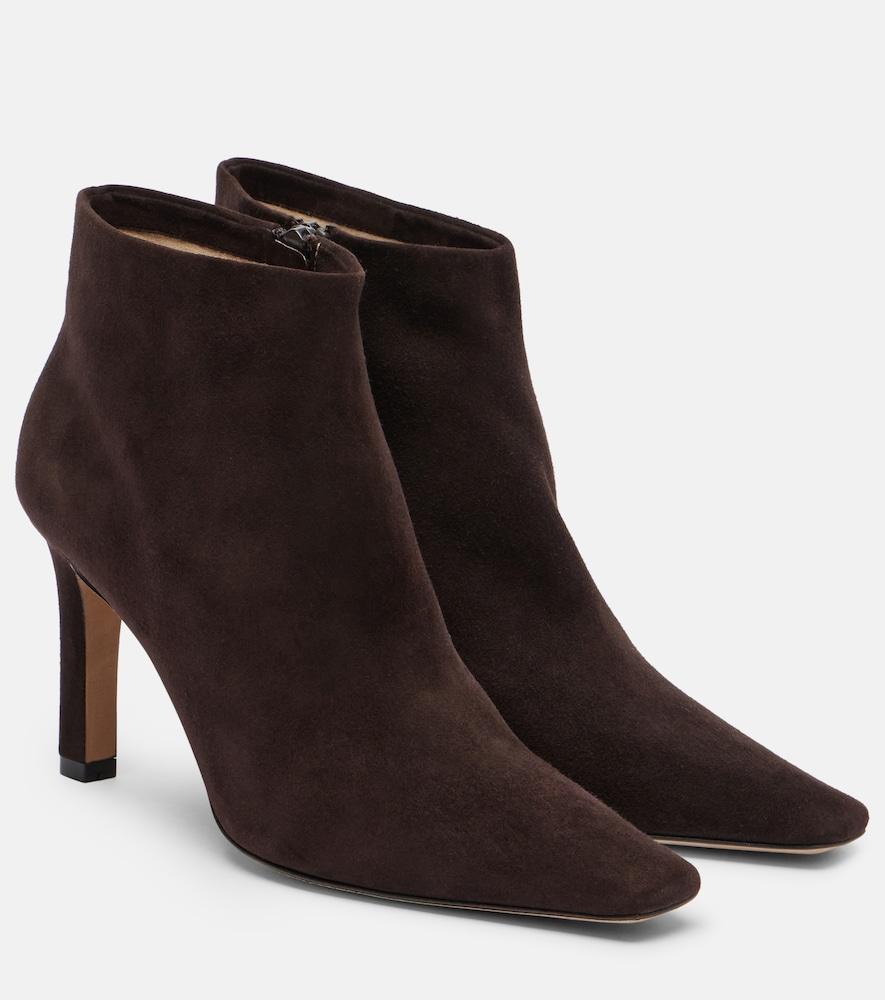 the row carla suede ankle boots