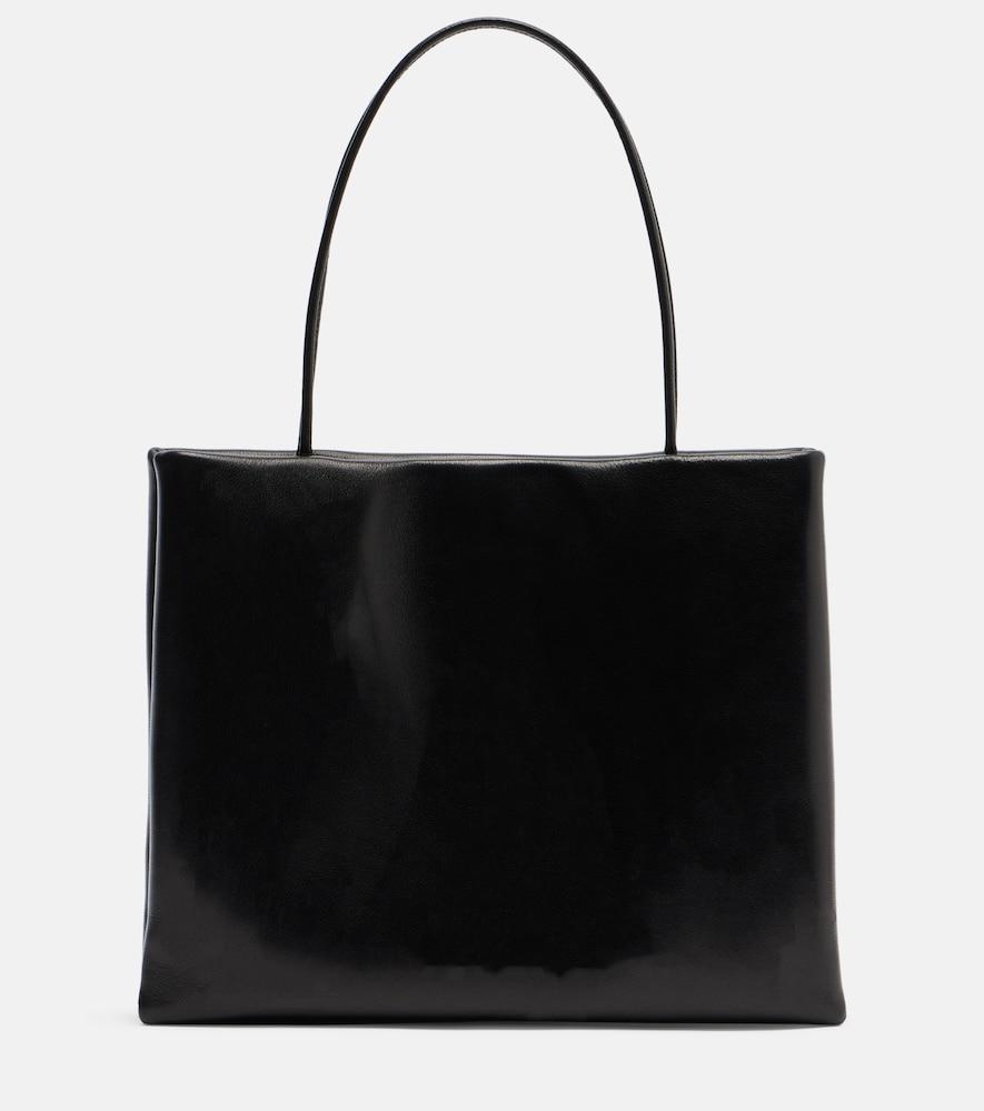 the row cecily leather tote bag
