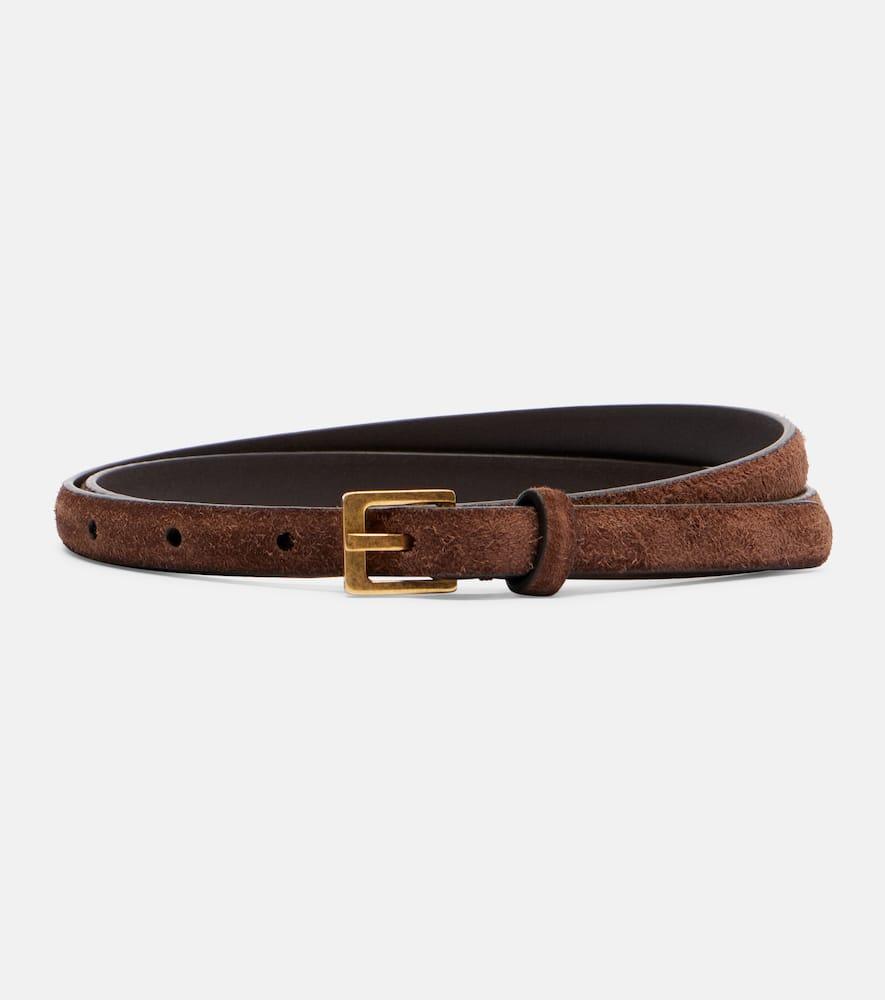 the row city suede belt