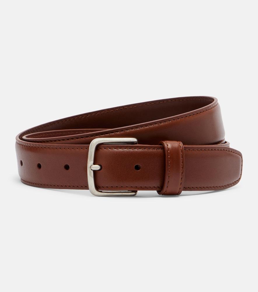 the row classic leather belt