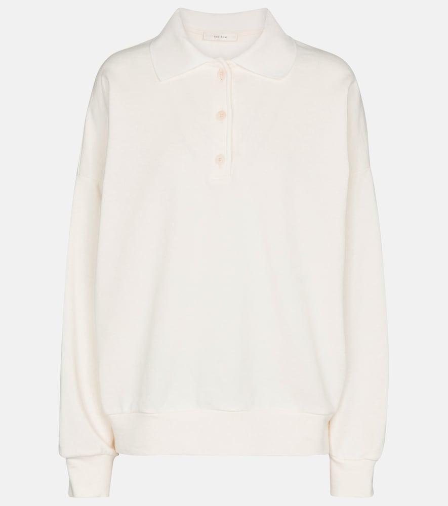 the row corzas cotton polo sweater