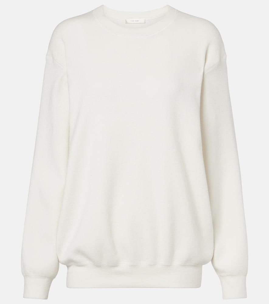 the row cotton and silk sweater