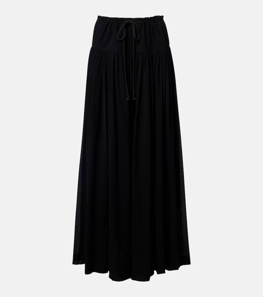 the row cotton muslin maxi skirt