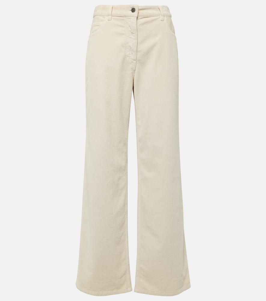 the row dan cotton corduroy flared pants