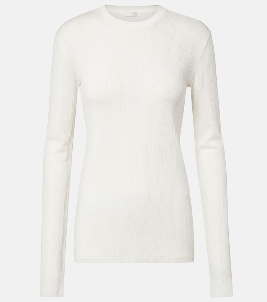 the row dantea cotton jersey top