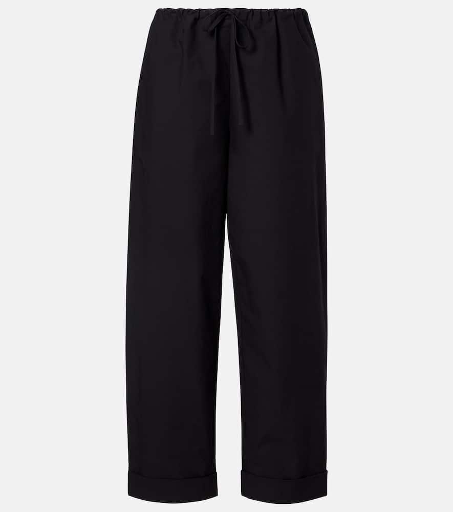 the row delano cotton straight pants