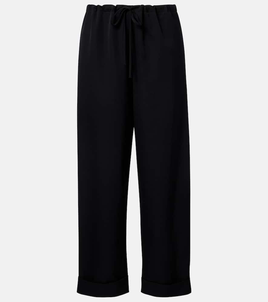 the row delano wool straight pants