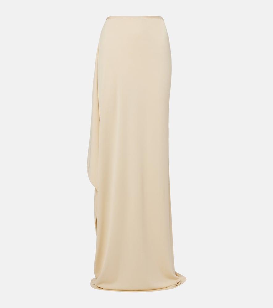 the row dione draped maxi skirt
