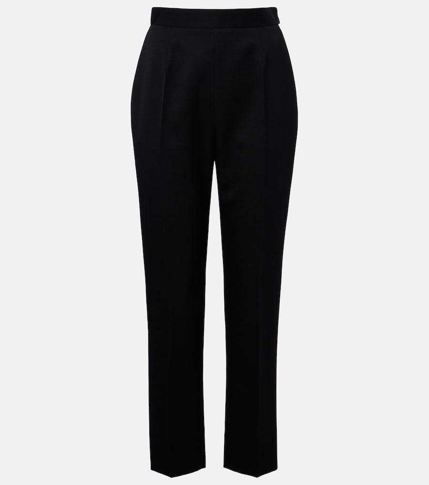 the row eranza wool straight pants