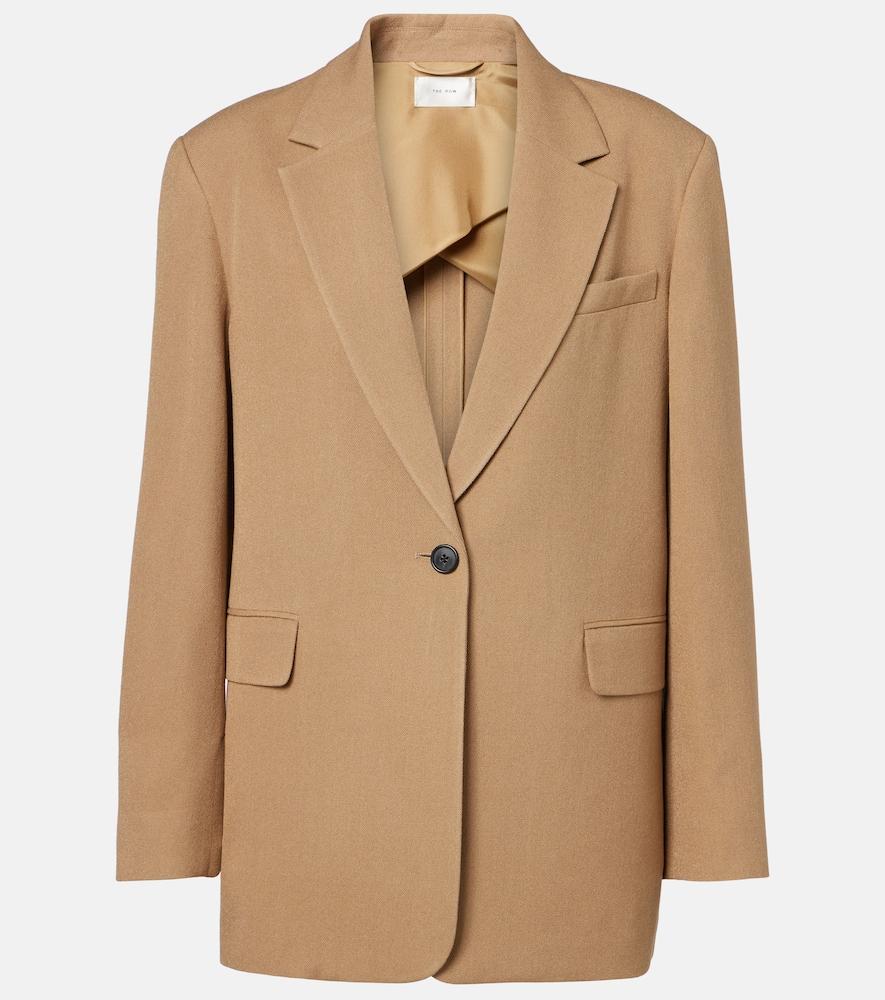 the row ezri silk blazer