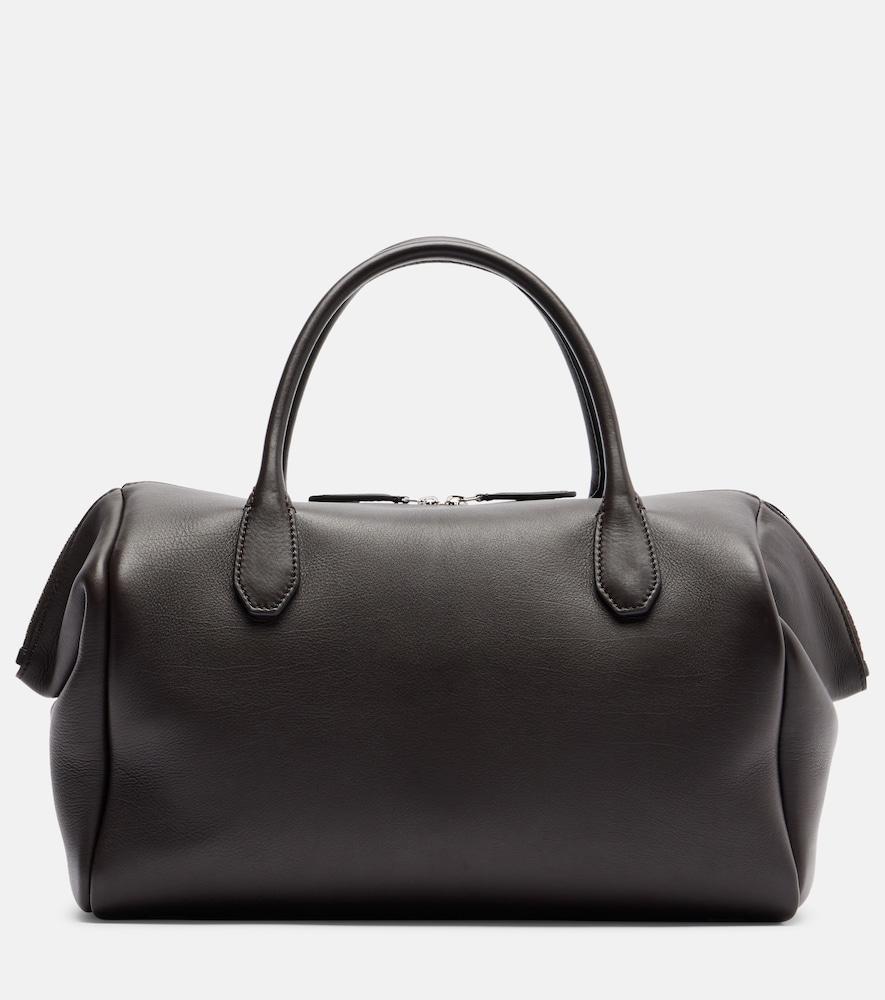 the row faye leather bowling bag