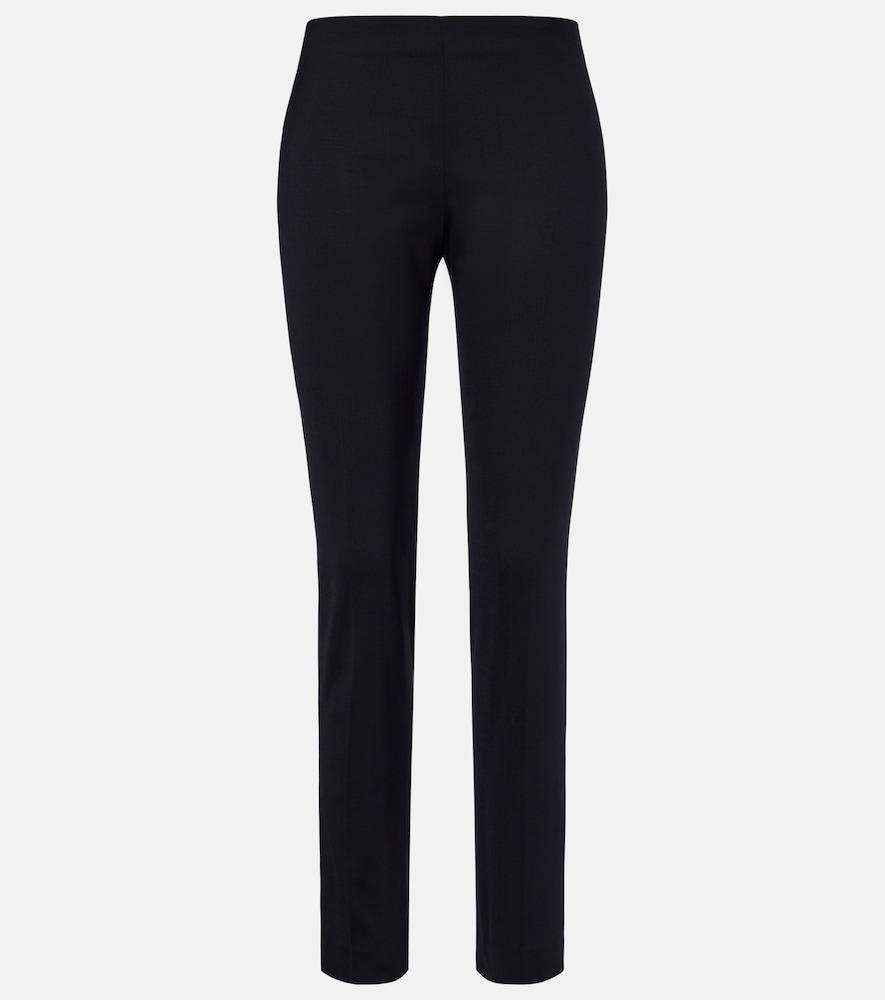 the row flamenca wool straight pants