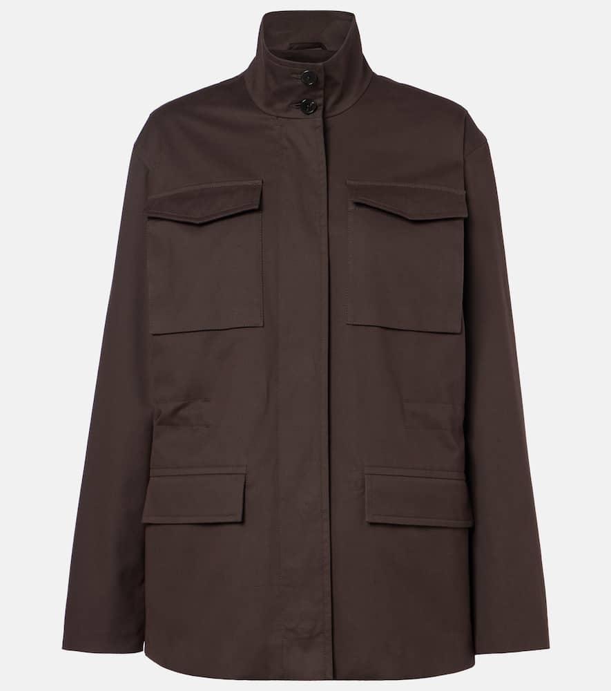 the row floriane cotton and cashmere field jacket