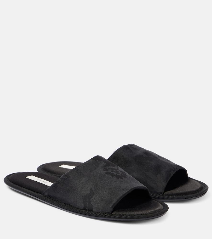 the row frances jacquard slippers