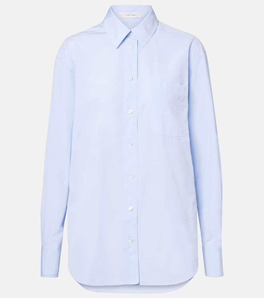 the row gavina cotton chambray shirt