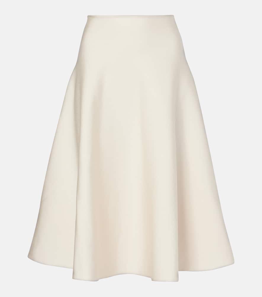 the row harley knitted midi skirt