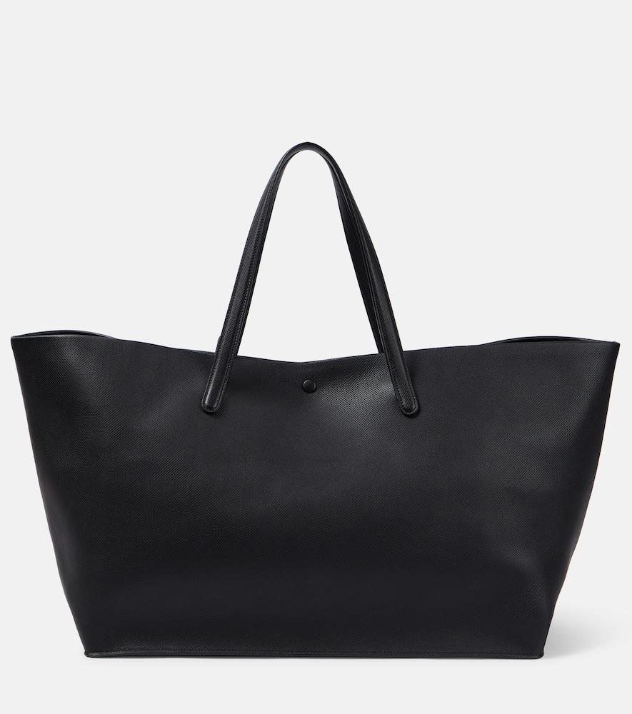 the row idaho xl leather tote bag