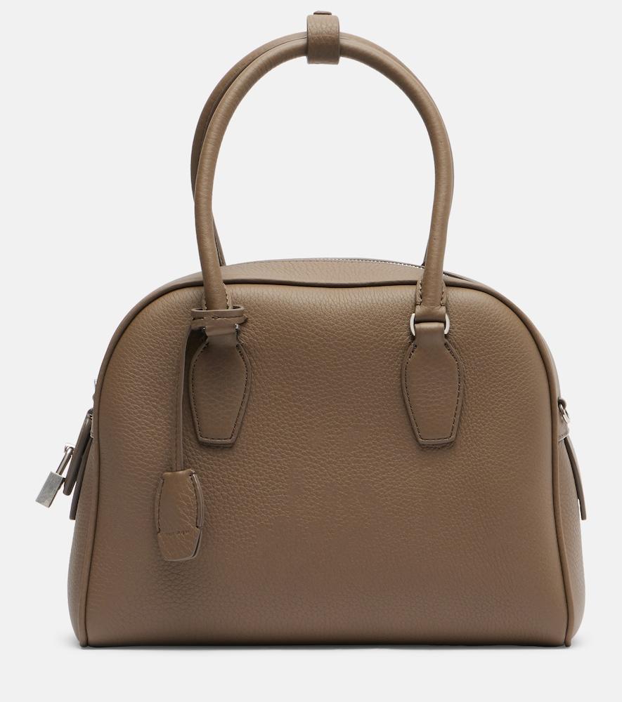 the row india 10.00 leather tote bag