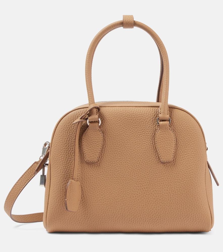 the row india 10.00 leather tote bag