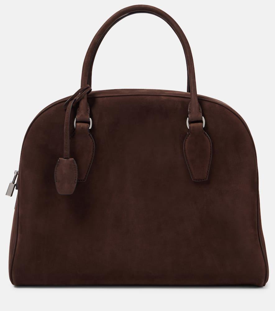 the row india 12.00 suede tote bag