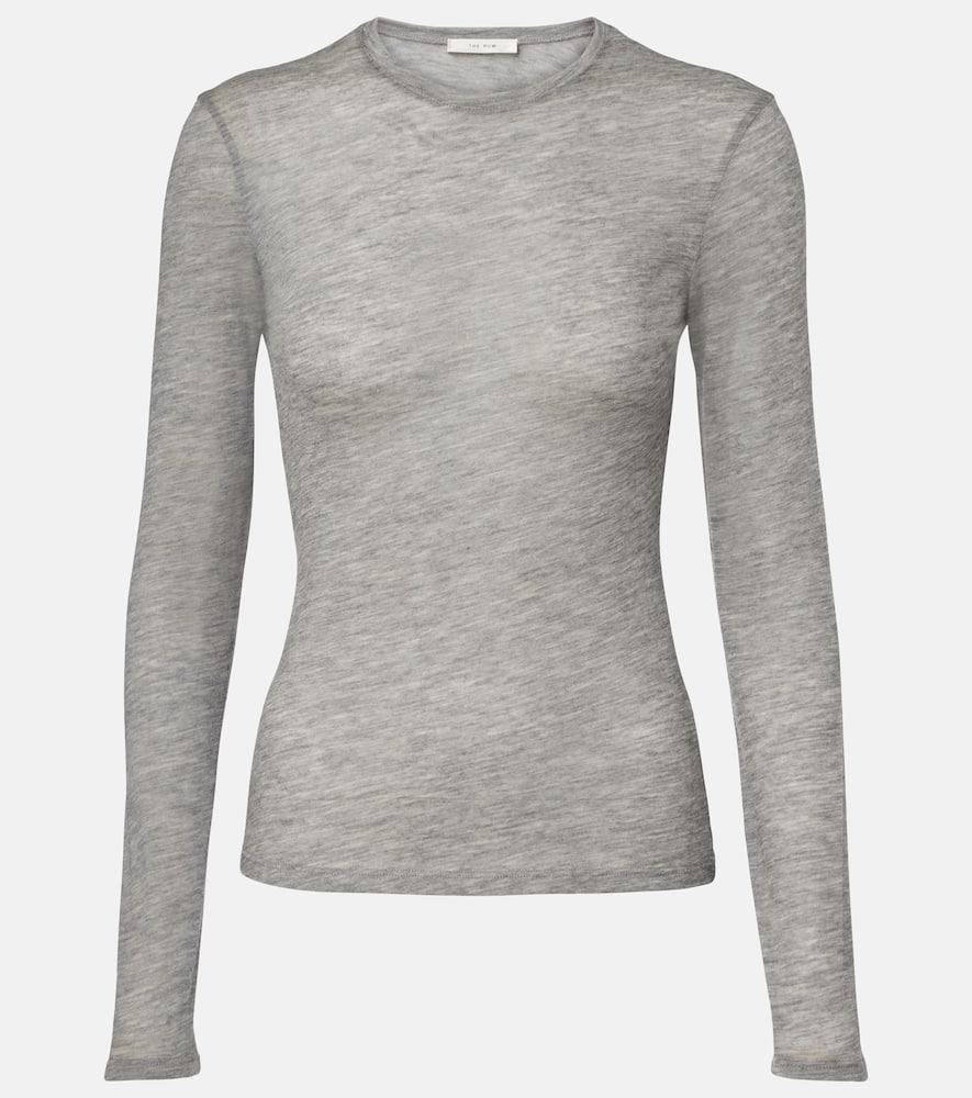 the row iverness knitted cashmere top