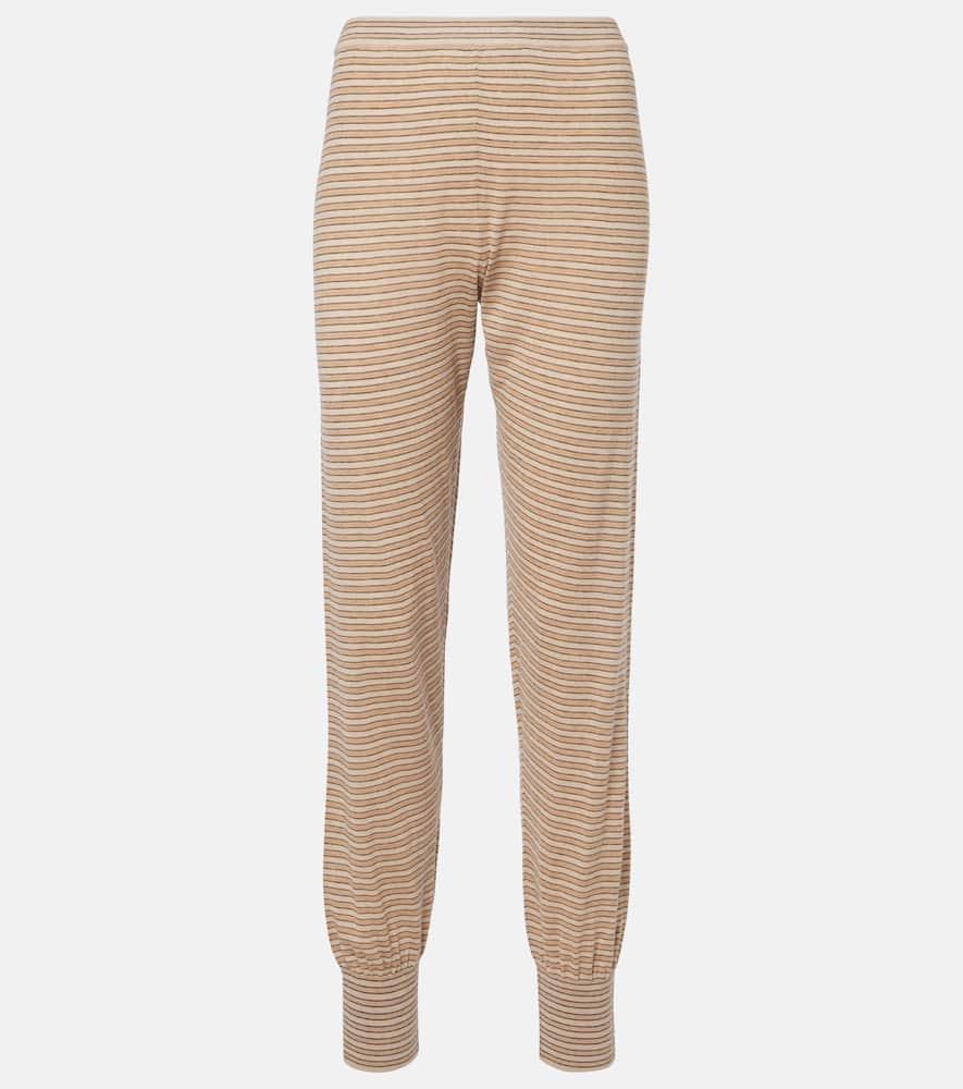 the row jearl cotton and cashmere sweatpants