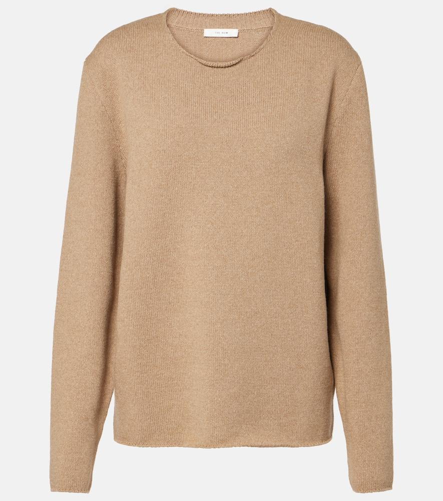 the row jhaio cotton and cashmere top