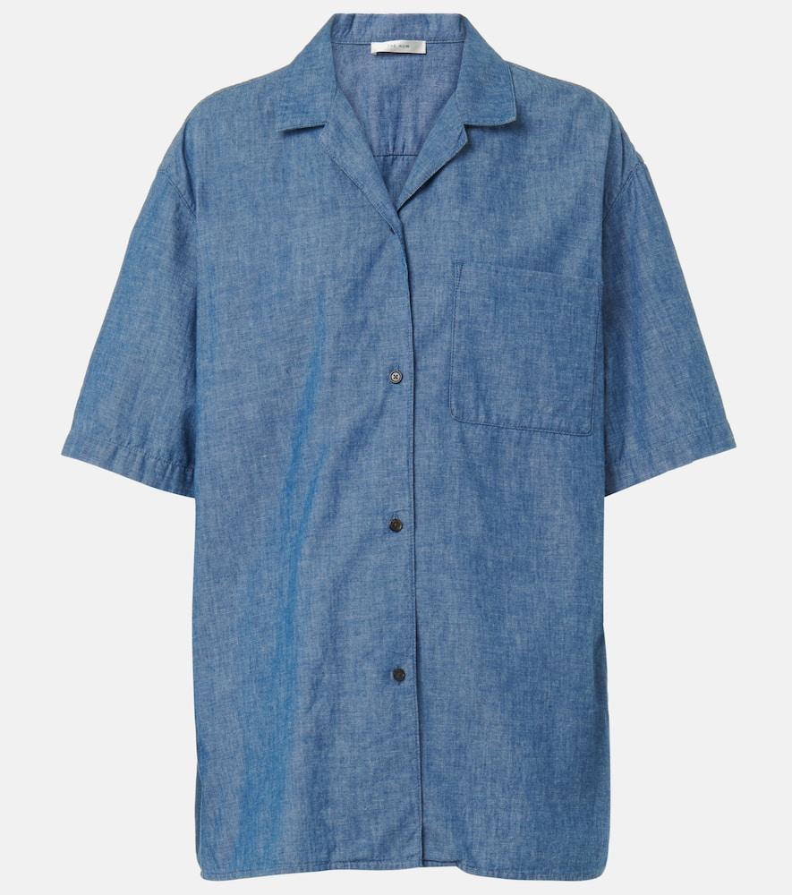 the row jorge cotton chambray shirt