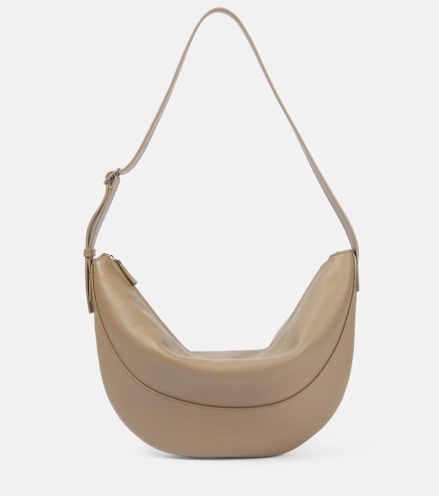 the row jouve small leather shoulder bag