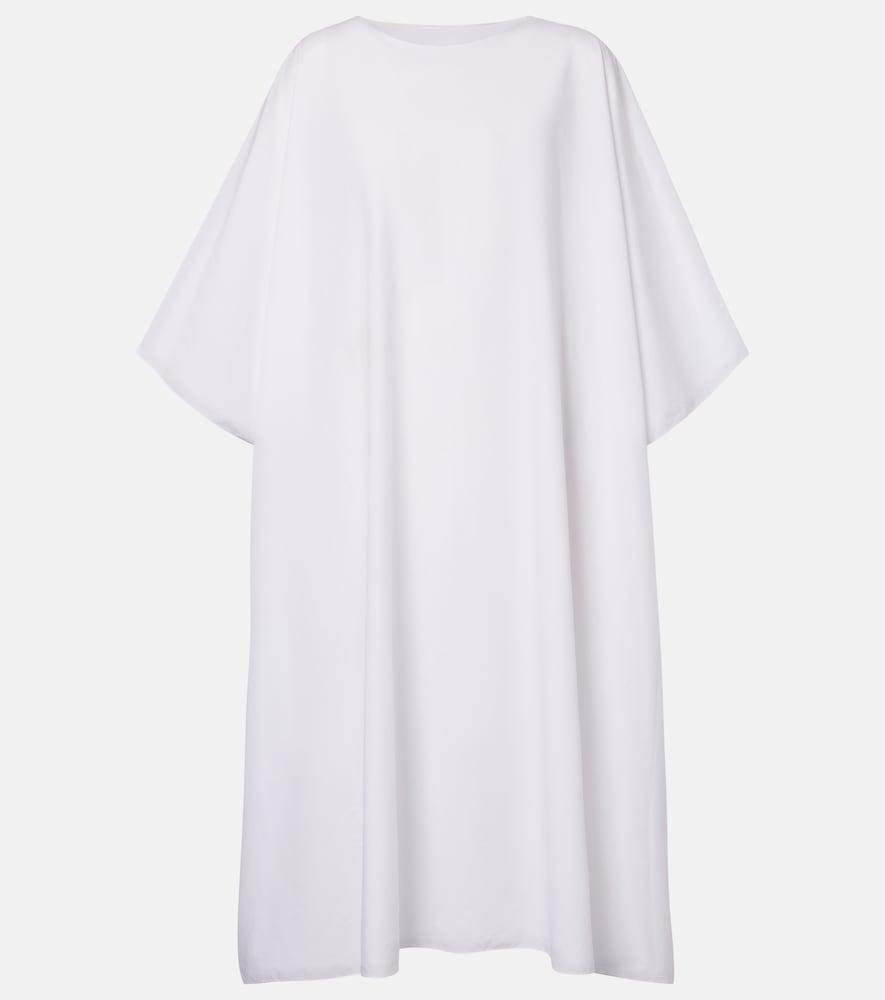 the row julen cotton poplin midi dress