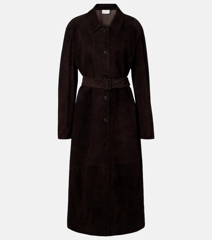the row kendra suede coat