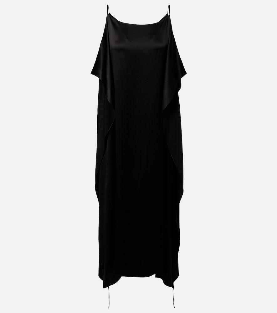 the row kylo ruffled silk maxi dress