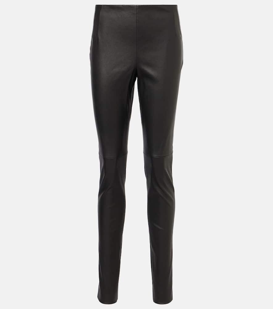 the row lakun leather skinny pants