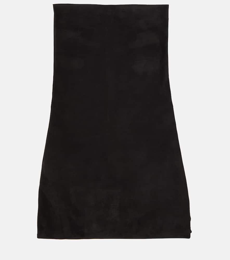 the row large suede glove bag