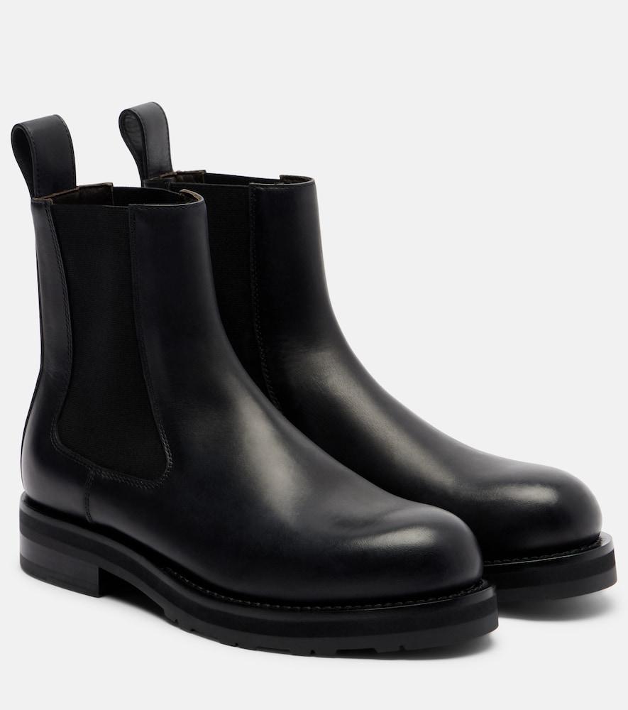 the row leather chelsea boots