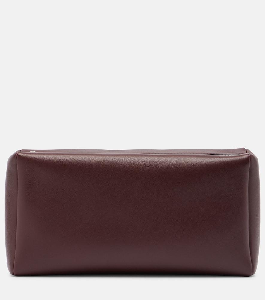 the row leather clutch