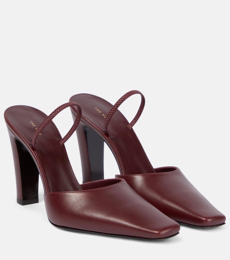 the row leather slingback pumps