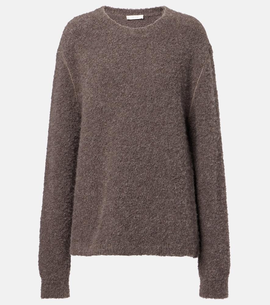 the row leorina cashmere, alpaca, and silk sweater