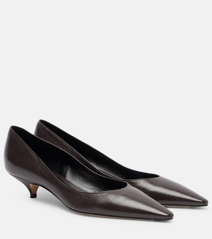 the row liisa leather pumps