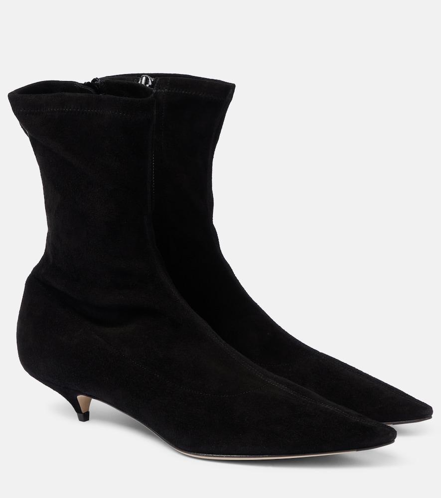 the row liisa suede ankle boots