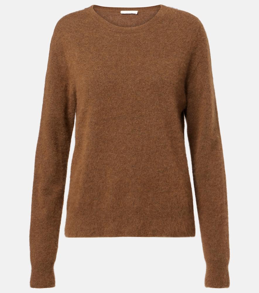 the row lorynna cashmere and silk sweater