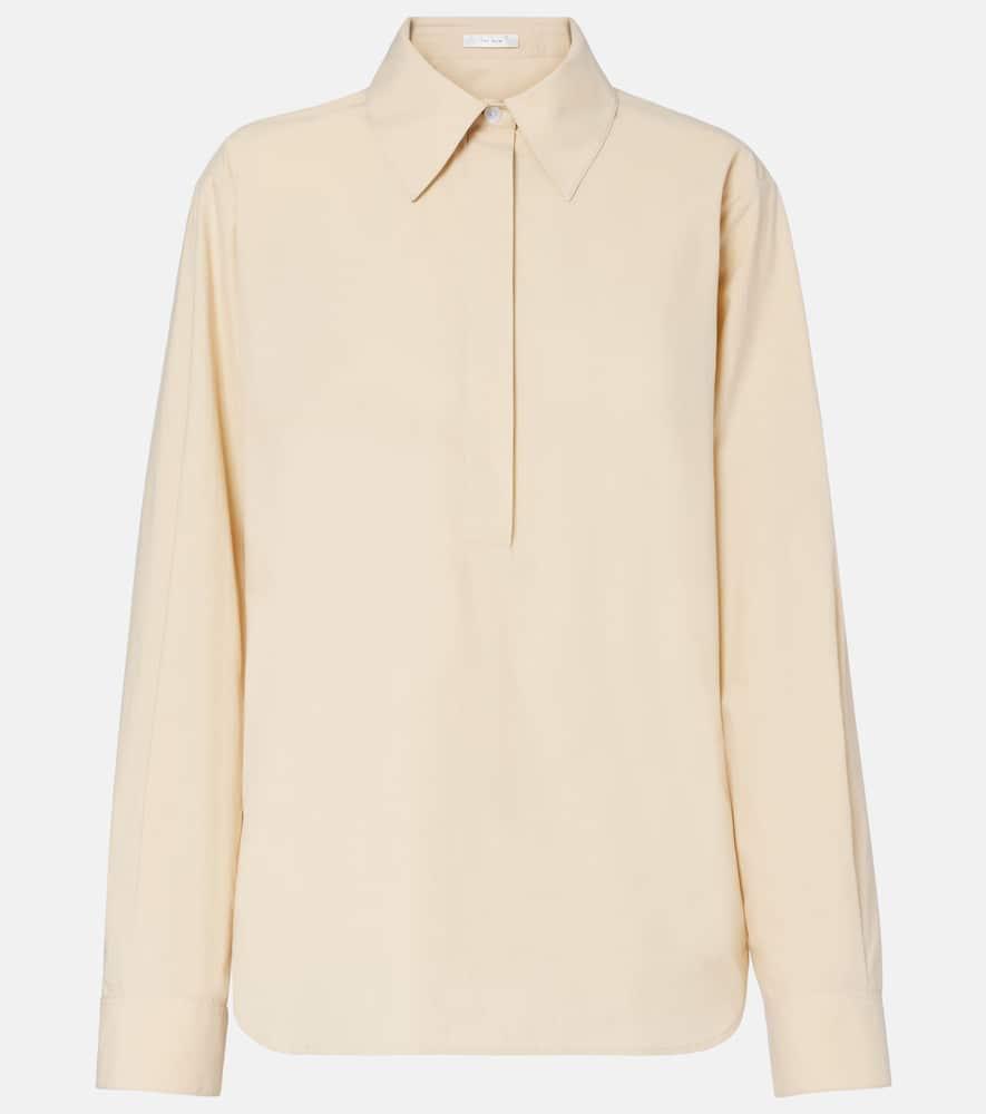 the row margan cotton poplin shirt