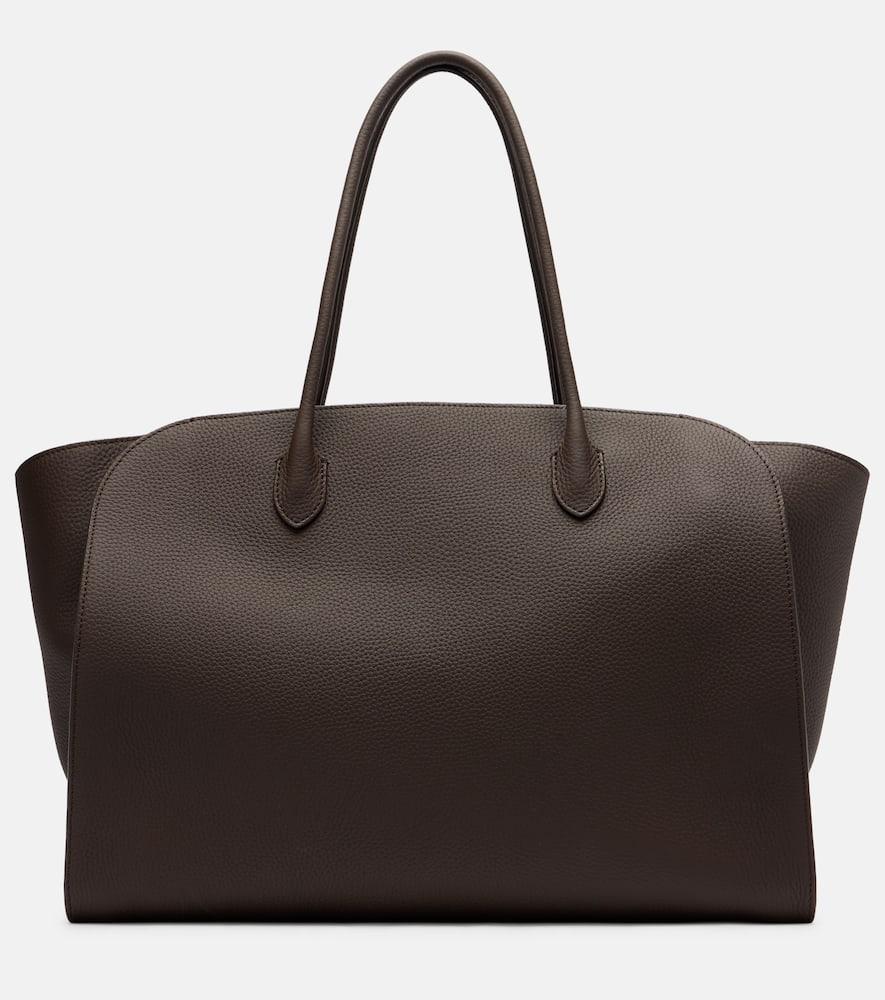 the row marlo 17 leather tote bag