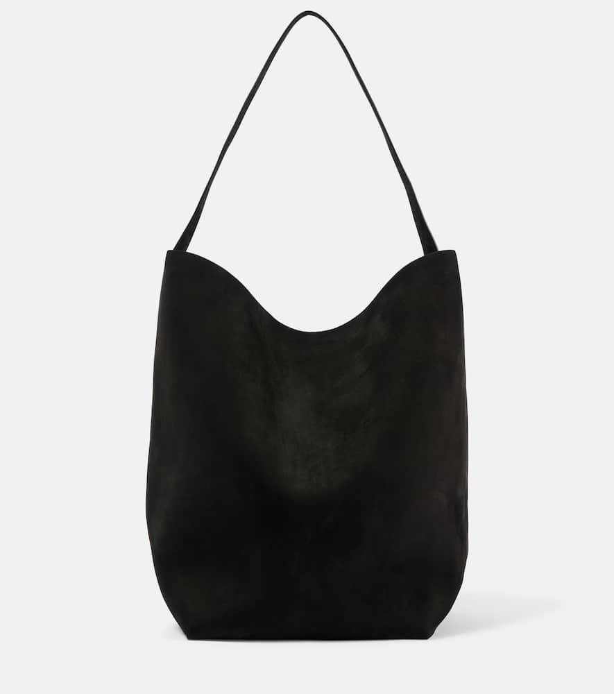 the row n/s park large leather tote bag